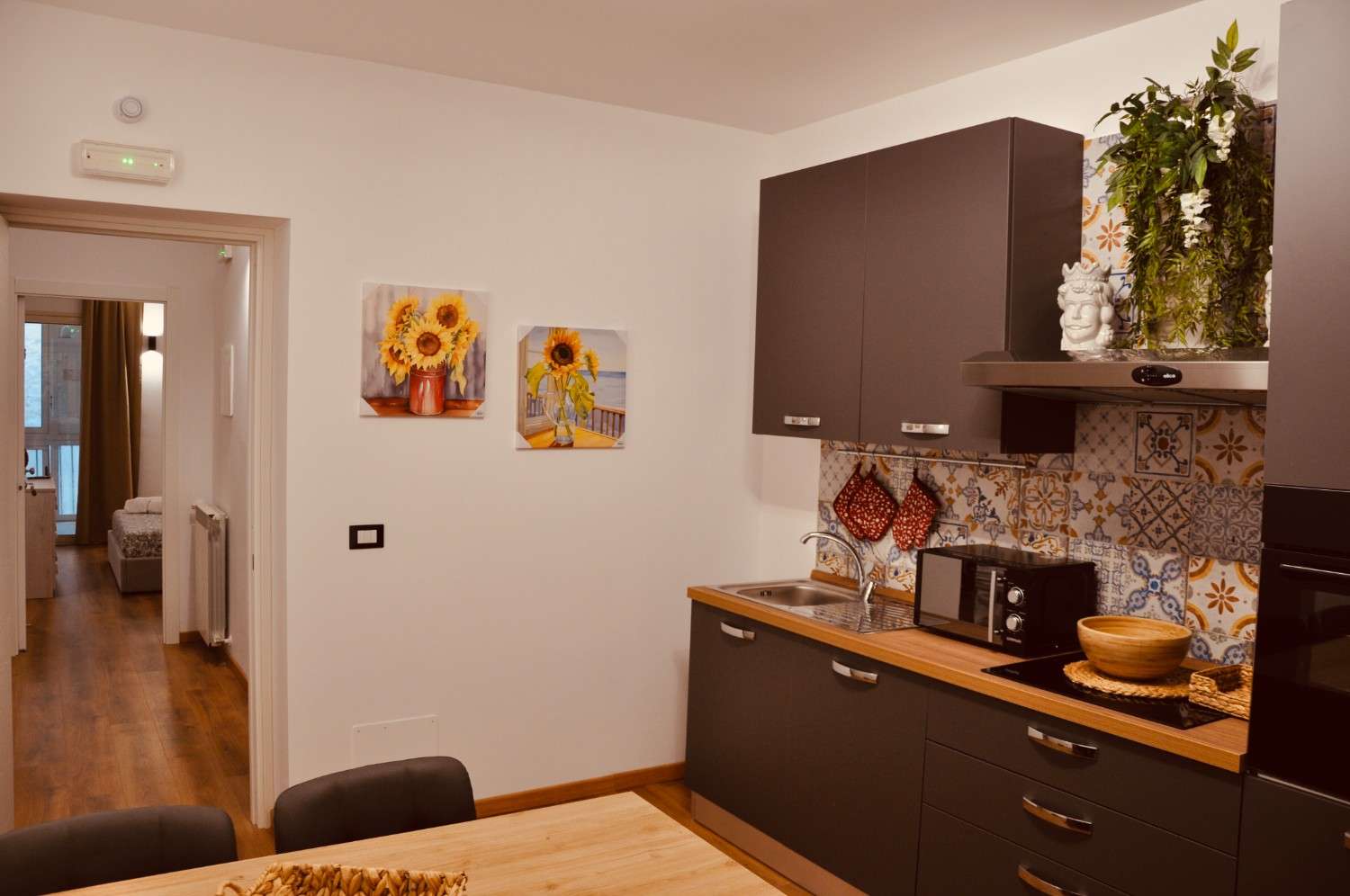 Cucina vista ingresso